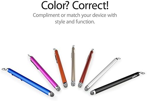 Gionee Max Pro Stylus Pen, Boxwave® [Evertouch Capacitive Stylus] קצה סיבים סיבים קיבולי עט עט עבור Gionee Max Pro - Jet Black
